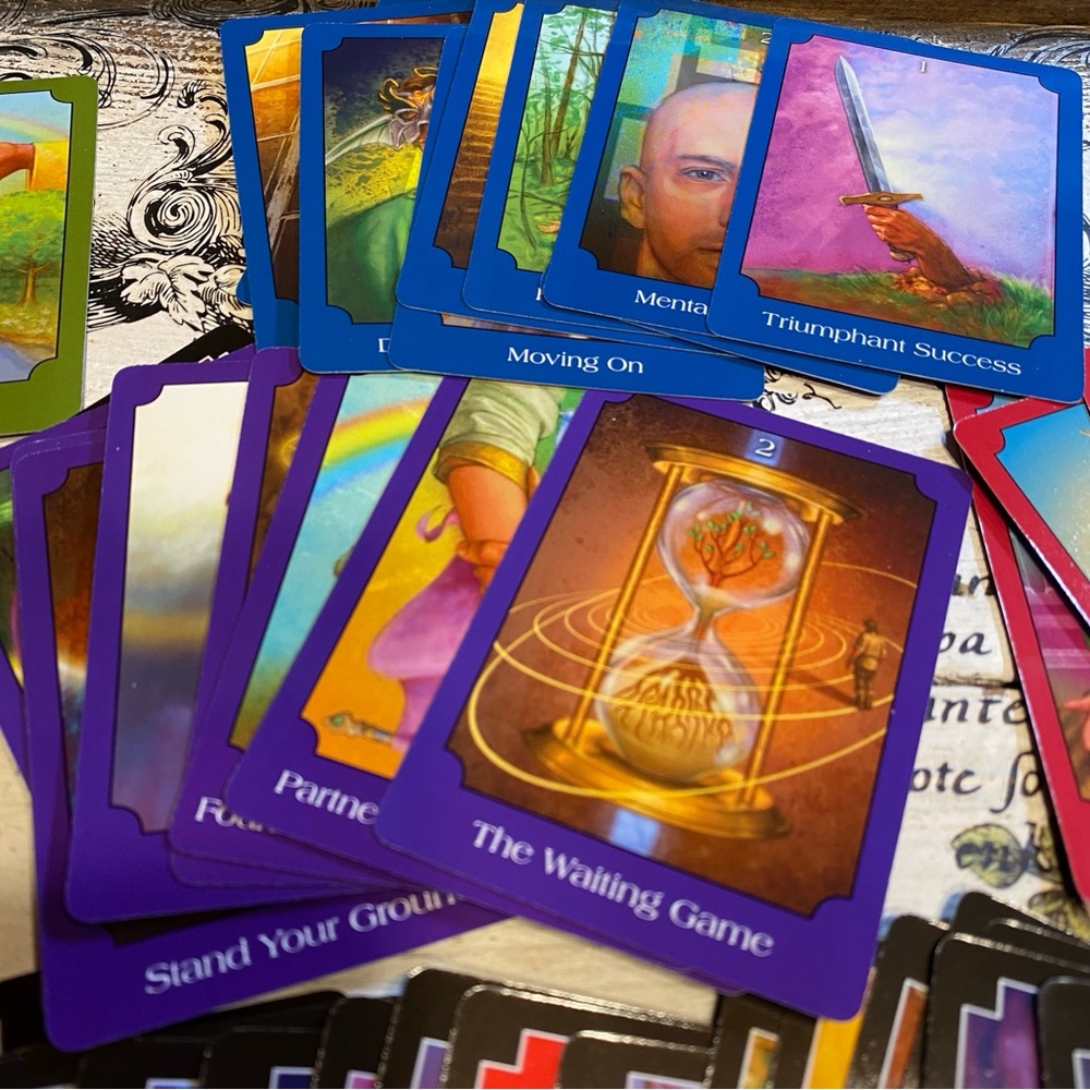 ORACLE - Psychic Tarot POCKET MINI SIZE 65-Card Deck by John Holland Guidebook - Picture 10 of 12